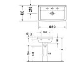 Раковина Duravit Starck 3 030055