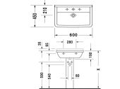 Раковина Duravit Starck 3 030060