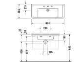 Раковина Duravit Starck 3 030480