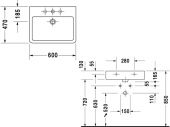 Раковина Duravit Vero 045460