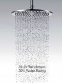 Flova Design KI011B Air-in Rainshower | верхний душ 300 мм (хром)