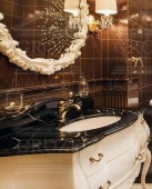 BOHEME Chiaro 10504 | стакан для зубных щёток (золото/swarovski)