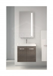 Berloni Bagno DOM DO0041/1410 | комплект мебели для ванной комнаты (серый тик) ― Сан-Топ