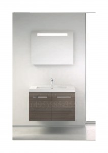 Berloni Bagno DOM DO0043/1410 | комплект мебели для ванной комнаты (серый тик) ― Сан-Топ
