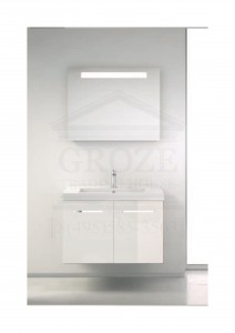 Berloni Bagno DOM DO0043/100 | комплект мебели для ванной комнаты (белый глянец) ― Сан-Топ