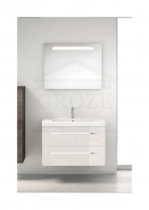 Berloni Bagno DOM DO0044/100 | комплект мебели для ванной комнаты (белый глянец) ― Сан-Топ