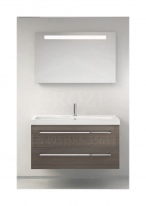 Berloni Bagno DOM DO0045/1410 | комплект мебели для ванной комнаты (серый тик) ― Сан-Топ