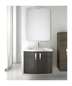 Berloni Bagno FLEX FX0011/026 | комплект мебели для ванной комнаты (серый глянец) ― Сан-Топ