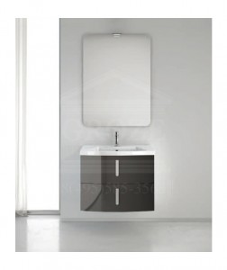Berloni Bagno FLEX FX0012/026 | комплект мебели для ванной комнаты (серый глянец) ― Сан-Топ