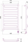 Сунержа Элегия 00-0519-1060 | электрический полотенцесушитель 1000x600