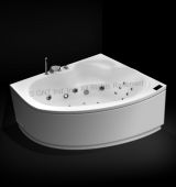 Акриловая гидромассажная ванна GNT Grace-L 150х100 Basic Plus