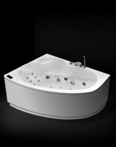 Акриловая гидромассажная ванна GNT Sense-R 170x110 Optima Plus ― Сан-Топ