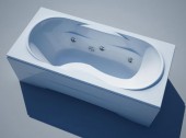 Акриловая гидромассажная ванна Thermolux Demetra 180x80 Lux