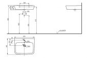 Toto NC LW10020G  | раковина подвесная