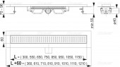 Alcaplast APZ101 Low 750 | душевой трап (лоток) низкий