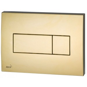 Alcaplast M375 | клавиша смыва для унитаза (цвет золото)  ― Сан-Топ