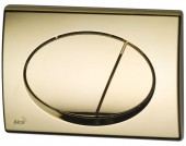 Alcaplast M75 | клавиша смыва для унитаза (цвет золото) 
