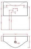 OSL007 Artceram Back | раковина подвесная 75x37