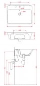 CWL002 Artceram Cow | раковина подвесная 60x45