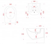 FI35 Artceram File | подвесное биде