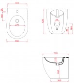 FLB002 Artceram File 2.0 | биде напольное