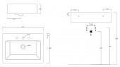 L265 Artceram Fuori Box 65 | раковина подвесная 66x48