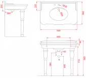 EE14 Artceram Hermitage | раковина подвесная 93x58