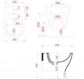 TE35 Artceram Ten | подвесное биде