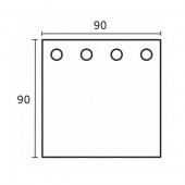 Berloni Bagno SW01 | зеркало с подсветкой 90x90