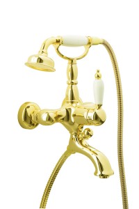 Boheme Tradizionale Oro 283 | смеситель для ванны (золото/керамика) ― Сан-Топ