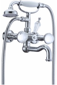 Boheme Brillante Presente 353 | смеситель для ванны (хром/swarovski) ― Сан-Топ