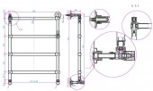 BOHEME Chromo 707 | водяной полотенцесушитель (хром)