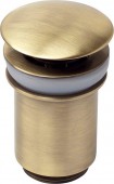 FIORE донный клапан push-open для раковины old bronze (старая бронза)