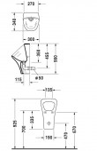 Duravit DuraStyle 280830 | уринал (без использования воды)