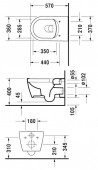 Duravit ME By Starck 252909 | унитаз подвесной (Rimless)