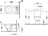 Duravit Happy D. 017009 | унитаз моноблок