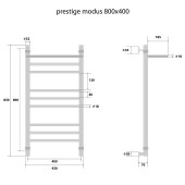 Energy Prestige Modus Lux | водяной полотенцесушитель 800x400