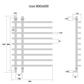 Energy Rose | водяной полотенцесушитель 800x600