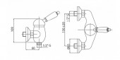 Fiore Imperial 83GO5127 | смеситель для душа gold (золото)