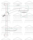 Fiore Indro Plus 300395ZZ | душевой комплект