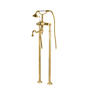 Fiore Imperial | напольный смеситель для ванны gold (золото) ― Сан-Топ