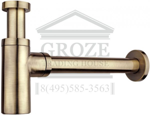 FIORE декоративный сифон для раковины old bronze (старая бронза) - Сан-Топ