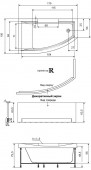 Акриловая ванна GNT Eternity-R 170х100