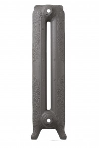 GURATEC MERKUR 760/01 | чугунный радиатор - 1 секция MattGrau (серый матовый) ― Сан-Топ