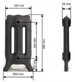 GURATEC APOLLO 350/05 | чугунный радиатор 