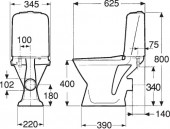 Gustavsberg Basic 392 | унитаз моноблок