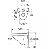 Gustavsberg Saval 7G651001 | унитаз подвесной