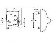 Смеситель для душа Hansa Motion 53690101