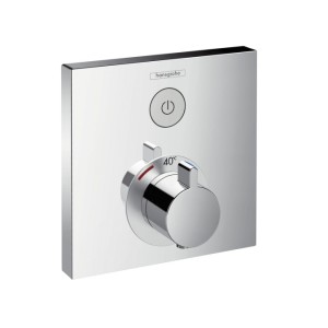 Hansgrohe ShowerSelect 15762000 | термостат с запорным вентилем (хром) ― Сан-Топ