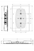 Hansgrohe Raindance Rainmaker 28417 | верхний душ 680x460 мм